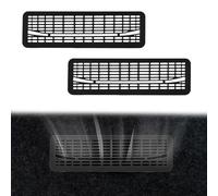 2pcs Accessories for Model Y Juniper 2025 2026, Rear Seat Floor Vent Cover Backseat Air Conditioning Outlet Grille Protector Cover Compatible with Model Y Juniper