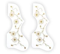 2pcs Acoustic Guitar Pickguard For Gibson J-200 SJ-200 Style Guitar White