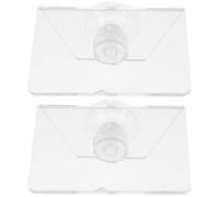 2pcs Acrylic Aquarium Plant Holder Suction Cup Ledge for Fish Tanks | Shelf, No Drilling or Glue, Stable on Wet Surfaces, for Soft Coral and Aquatic Plants