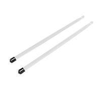 2Pcs Acrylic Drumsticks, LED Light Up Transparent Bright Drum Sticks, Glow Luminous Musical Accessories for Jazz Drums, Stage, Practice