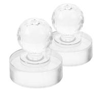 2pcs Acrylic Eyeshadow Press Tool for Compact Trays and Highlighter | Smooth Surface, DIY Cosmetic Making, Travel Touch Ups, Re-press Broken Pans
