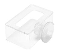 2PCS Acrylic Floating Square Fish Feeding Ring for Betta and Goldfish in Aquarium Fish Tanks - Fish Food Feeder Ring