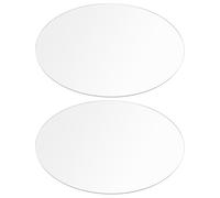2pcs Acrylic Sheets Circle Discs for DIY Craft Use