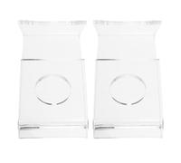 2pcs Acrylic Table Tennis Racket Base Desktop Holder for Home Store