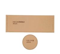 2Pcs Acrylic Template for Leather Craft, Transparent Leather Templates, High - Quality Acrylic Quilting Templates with Kraft Paper Protective Film, Durable Craft Tool for Making Pe