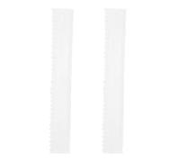 2pcs Acrylic Torn Edge Ruler Decorative Scrapbooking Tool 11.34 Inches
