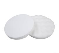 2pcs Action Polishing Pad Set 8-inch Round Rotary Finish Removal Compatible with Dual Foam Buffing Polishers Pads for Automotive and Correction Swirl Mark - High-gloss