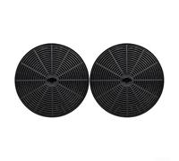2PCS Activated Carbon Filters for Kitchen Range Hood Replacement Compatible with Standard 153x16mm Ductless Ventilation Systems