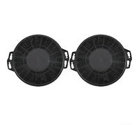 2PCS Activated Charcoal Water Filters Style Carbon Sheet for Kitchen Bin and Range Hood 200x15mm Odour Absorbing Filter Tips Replacement Parts Black