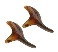 2pcs Acupoint Massage Stick Resin Wax Handheld Non Electric Tool | Smooth Finish, Comfortable to Hold Design, for Thighs and Home Therapy Support