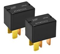 2PCS ACVN51212 Micro ISO Relay 12V 4-Pin 35A - Fuse Box - A/C Clutch & Fan - Fits Honda Accord 2015-2024; Fits Honda CR-V 2015, 2022-2024; Fits Subaru Crosstrek 2020-2021