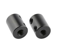 2Pcs Adjustable 15mm Camera Risers Aluminum Extension Tubes Mounting Spacers for Tripods and DSLR Cameras 20mm Length Lens Height Boosters