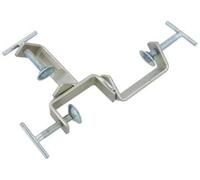 2PCS Adjustable 3-Way Zinc Timber Clamps for Bricklaying - Profile Corner Clamps for Setting Out Walls - Fits 38mm to 76mm Wood Sizes