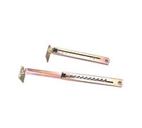 2pcs Adjustable Angles Straight Pull Rod Lifting Hinges,2Pcs Adjustable Gears, Left and Right Iron Angle Lifting Rod(10 Gear)