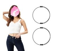 2Pcs Adjustable Band Tuck Tool for Sweater & Shirt,Elastic Band Crop Tool for Sweater & Shirt,Transform The Way You Style Your Tops (Black)