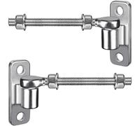 2Pcs Adjustable Bolts Hinges Stainless Steel J Rustproof Gate for Wood Or Metal Door Simple Install High Strength Stainless Steel J Hinges
