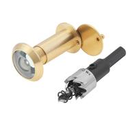 2pcs Adjustable Door Viewer for Custom Viewing Angles, Ensure Your Safety by Seeing Outside Clearly Door Viewers(Color-Gold)