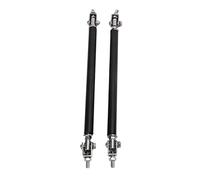 2Pcs Adjustable Front Bumper Lip Splitter Struts Rods, Carbon Fiber & Stainless Steel Support Bars for Side Skirts, Front Rear Lips, Auto Exterior Enhancement
