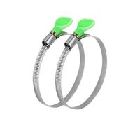 2pcs Adjustable Hose Clamps 304 Stainless Steel Hoop 90mm-110mm Screw Band Car Fuel Pipe Clips Worm Gear Clip Fixed Tools