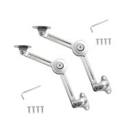 2PCS Adjustable Lift up Stay Support Buffer Hinge Heavy Duty Lid Stay Hinge ,Hinge Lid Stay Lift Up Buffer Hinge for Kitchen Wardrobe