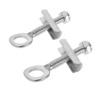 2pcs Adjustable Motorcycle Chain Adjuster Tensioner Fasteners for Off-road Motorcycles Compact for Suitable for Various Models Essential Motorcycle Supply
