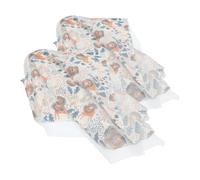 2pcs Adjustable Nursing Cover for Breastfeeding Moms Breathable Cotton Feeding Scarf Multi-Functional Privacy Shawl for Newborn Feeding for-The-Go Use