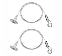 2Pcs Adjustable Picture Hanging Wire Kit, Stainless Steel Mirror Hanging Wires for Hanging Pictures, Curtain, Light Lamp, Art, 3m/9.84ft