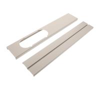 2pcs Adjustable Portable Ac Window Seal Panels with Sliding Buckle