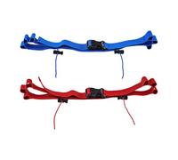 2Pcs Adjustable Running Waist Belt with 6 Elastic Rings Elastic Waistband Cycling Race Bib Holder for Cycling Belts