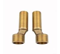 2Pcs Adjustable S Connection Shower Tap Adapters, G1/2 To G3/4 Adjustable Swivel Shower Tap Adapter For Bathroom Kitchen