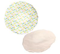 2pcs Adjustable Satin Lined Shower Cap Long Hair Wash Bathing | Water Resistant Foldable Design, Protects Hairstyles from Steam, Suitable for Curls, Braids, Facial Cleansing and Spa