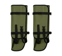 2pcs Adjustable Snake Gaiters - Oxford Cloth 50x44x0.5cm 700g Pair Waterproof Protective Leg Guards Anti Snake Bite Hiking Snow Outdoor Work Farming Unisex Calf 30-46cm Safety Gear