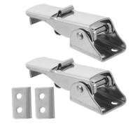 2pcs Adjustable Tension Draw Latch Cabinet Box Fastener | Shock Resistant Closure, Surface Mount Design, Quick Access Release, for Instrument Cases, Storage Boxes and Industrial
