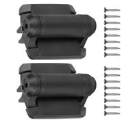 2Pcs Adjustable Tension Gate Hinges with Caps Narrow Spring Hinges for Outdoor Door Hardware for Auto Closing Metal