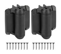 2Pcs Adjustable Tension Gate Hinges with Caps Narrow Spring Hinges for Outdoor Door Hardware Heavy Duty Gate