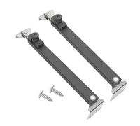 2Pcs Adjustable Window Opener Limiter, Grey Window Hinges Casement Window Stays for PVC Aluminum Steel Framed Windows