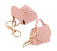 2pcs Adorable Cat Coin Purse Keychain Mini Wallet for Lightweight Portable Keychain for Everyday Use Shopping Travel Cute Cat Pendant Design
