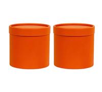 2PCS Adorable Flower Holding Pails Stylish Shade Gift Wrapping Boxes for Festival Celebration and Individualized Creation Stylish Flower Packaging