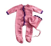 2Pcs Adorable Knit Dinosaur Romper with Hat Newborns Photography Outfit Set Photoshoots Props for 0-1 Month Baby Unisex Baby Photoshoot Clothes