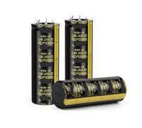 2Pcs Aduio Electrolytic Capacitor 25V100000UF 35x103mm 4Pin Volume Welding For Audio Hifi Amplifier High Frequency Low CZAOINCU