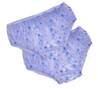 2PCS Adult Diaper Cover,Waterproof Pull-On Unisex Incontinence Plastic Pants Cover Pant.Soft-Light-Leakproof-Washable PVC. Wear with Diaper, Guard Or Pad