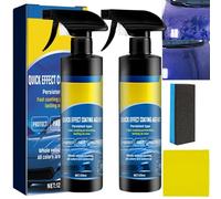 2Pcs Advanced Car Quick-Acting Coating Agent Spray,Quick Effect Coating Agent,Advanced Ceramic Coating Car Spray,Multi-Functional Car Wax Polish,Long-Lasting Protection Quick-Acting Coating Agent