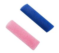 2pcs African Exfoliating Sponges Towel Mesh Bath Scrub Washcloth Double Side Wash Bath Loofah for Smooth Skin Back Shower Scrubb