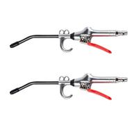 2PCS Air Blow Gun, ABG-200 Long Air Nozzle Blow Gun, Air Compressor Blow Tools for Compressor Professional Duster Cleaning \