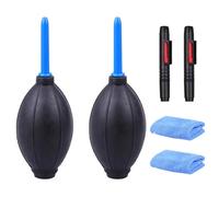 2PCS Air Blower with Soft Brush, Manual Rubber Bulb Air Pump Dust Blower, Dust Cleaner for DSLR Camera Lens/Sensor/Filters Cleaning