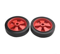 2PCS Air Compressor Caster Wheel Replacement Assembly, Casters Replacement Wheel With Screws, For Air Pumps Oil-free Machines Air Compressors(5inch)