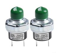 2pcs Air Compressor Pressure Switch 70100PSI, 1/4 NPT for Train and Air Suspension Use
