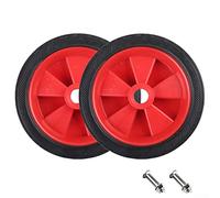 2Pcs Air Compressor Wheel Replacement, Air Compressor Caster Wheels Shockproof, Non-Slip, Quiet 6Inch