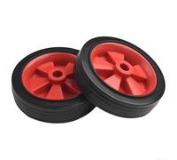 2Pcs Air Compressor Wheel Replacement Shockproof Absorption Non-Slip 5-6Inch Oil Free Machines Air Pumps Air Compressors Casters Wheel Replacement(6inch)
