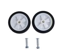 2pcs Air Compressors Casters,Air Compressor Accessories Caster Wheels 5In Shock Absorption Non-Slip Silent Stable Moving Caster Wheels